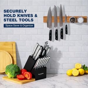 Magnetic KNIFE STRIP Light Brown 16 Inch